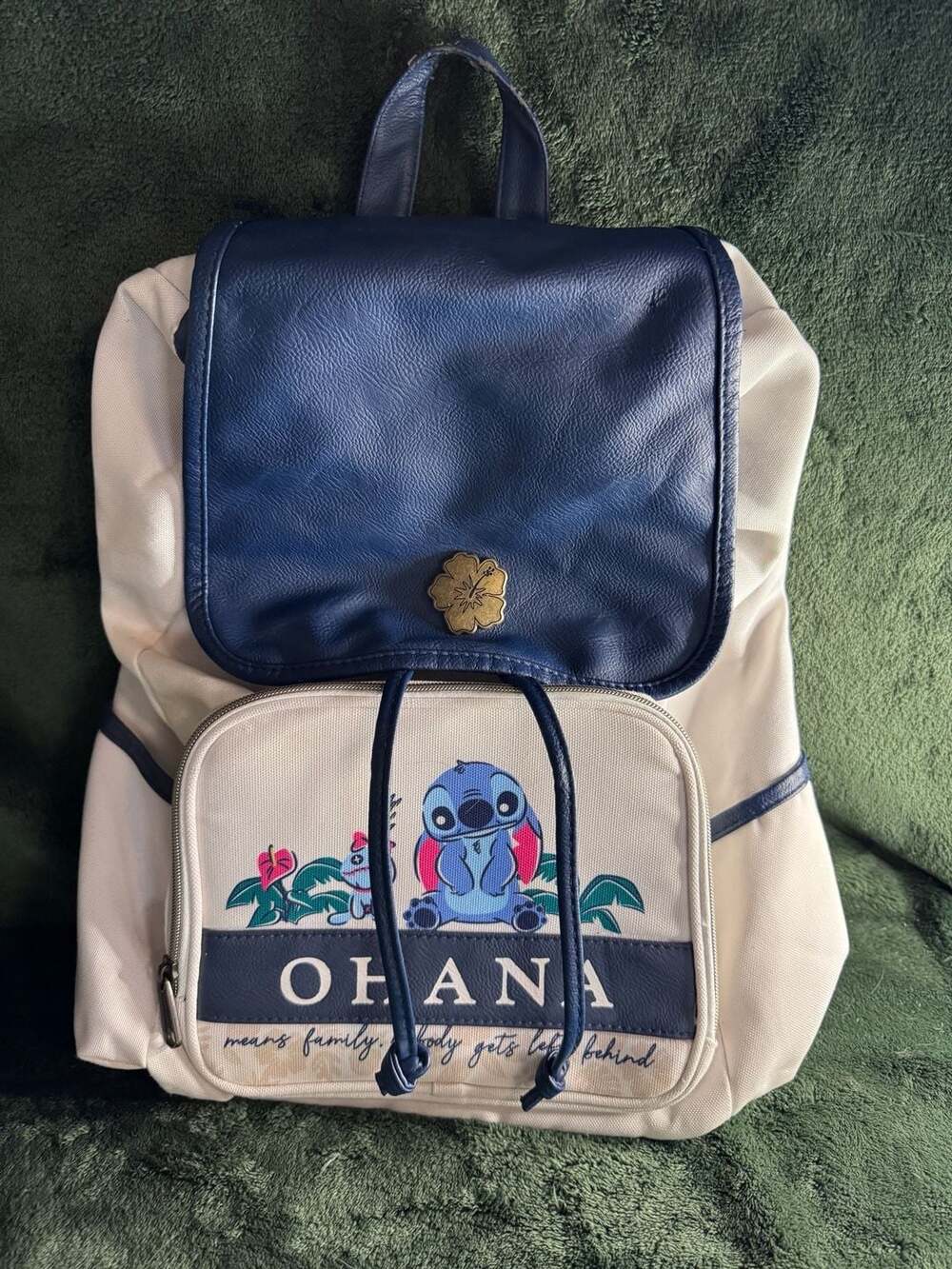 Loungefly Disney Lilo And Stitch Slouch Ohana Backpack